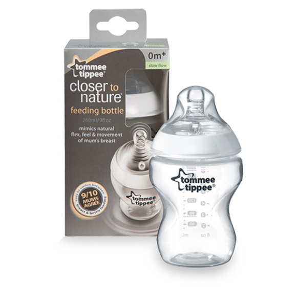Tommee Tippee Closer To Nature Single Bottle 260ml 0+ Months